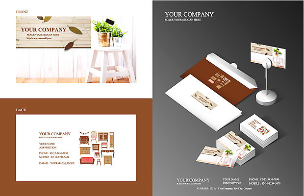 템플릿 가구 카드템플릿 의자 명함 탁자 명함템플릿 영업 사람없음 인테리어 세트 견본 이미지템플릿 AI파일 카드프레임 디자인 생활용품 비즈니스 카드_감사 프레임 파일형식 벡터