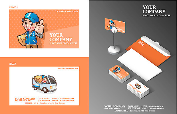 템플릿 디자인 남자 카드템플릿 명함 명함템플릿 영업 한명 사람 성인 세트 견본 트럭 배송 택배 남자만 남자한명만 성인남자만 성인만 이미지템플릿 AI파일 카드프레임 1 비즈니스 자동차 카드_감사 프레임 운송업 파일형식 벡터