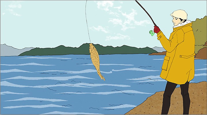 주간 PSD 라이프스타일 남자 바다 맨라이프 일러스트 자연 낚시 산 어류 한명 사람 성인 취미 야외 물 강 낚싯대 낚시줄 남자만 남자한명만 성인남자만 성인만 국내일러스트 자연요소 1 레저 생활 수중동물 낚시용품 생태계 파일형식