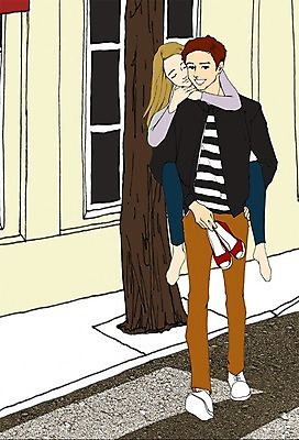 주간 PSD 라이프스타일 커플 여자 남자 맨라이프 데이트 일러스트 거리 사람 성인 야외 두명 업기 성인만 국내일러스트 자연요소 관계 모션 생활 파일형식