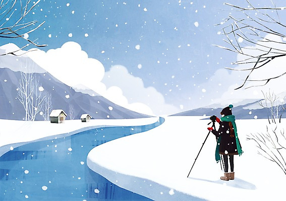 주간 전신 PSD 우먼라이프 라이프스타일 계절 여자 백그라운드 겨울 일러스트 자연 산 주택 한명 서기 사람 풍경 성인 취미 야외 강 카메라 사진촬영 눈 겨울산 삼각대 여자만 여자한명만 성인여자만 성인만 겨울배경 국내일러스트 자연요소 1 모션 날씨 건물 생활 전자제품 촬영 생태계 파일형식