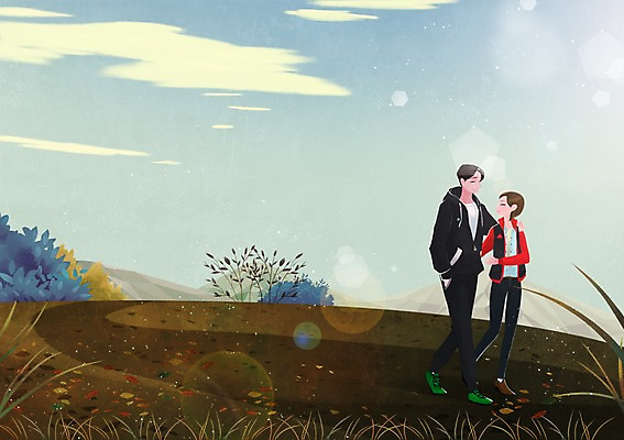 주간 전신 PSD 식물 우먼라이프 라이프스타일 커플 계절 여자 남자 백그라운드 일러스트 어깨동무 산 사람 잔디 성인 야외 두명 걷기 산책 등산 산책로 가을 성인만 가을배경 국내일러스트 자연요소 길 포즈 관계 모션 휴식 생활 트래킹 파일형식 가을_계절