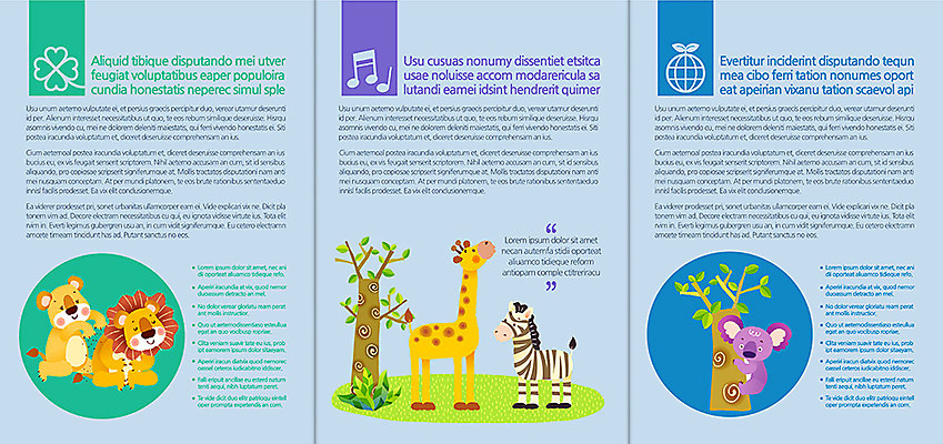 나무 식물 동물 템플릿 편집 캐릭터 표지디자인 북디자인 출판디자인 내지 야생동물 리플렛 백그라운드 북커버 음표 여러마리 3단접지 팜플렛 사람없음 지구본 새싹 네잎클로버 사자 기린 얼룩말 코알라 이미지템플릿 AI파일 기호 음악 다수 포유류 말_동물 클로버 파일형식 벡터