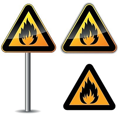 EPS 해외이미지 일러스트 불 불꽃 경고 안전 노란색 흰색 표지판 삼각형 위험 신호 도로표지판 보안 공포 광택 가스 조심 공지사항 해외202004 해외일러스트 자연요소 도형 도로 컬러 컨셉 알림판 파일형식 벡터 이미지허브
