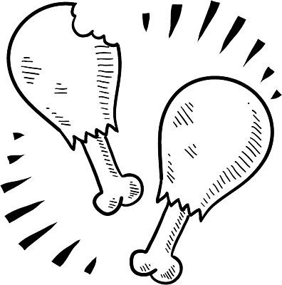 EPS 해외이미지 음식 일러스트 조류 뼈 저녁식사 치킨 튀김 맛 낙서 스케치 그림 칠면조 공평 점심식사 고립 드럼스틱 해외202004 해외일러스트 동물 컨셉 미술 식사 닭고기요리 파일형식 벡터 이미지허브