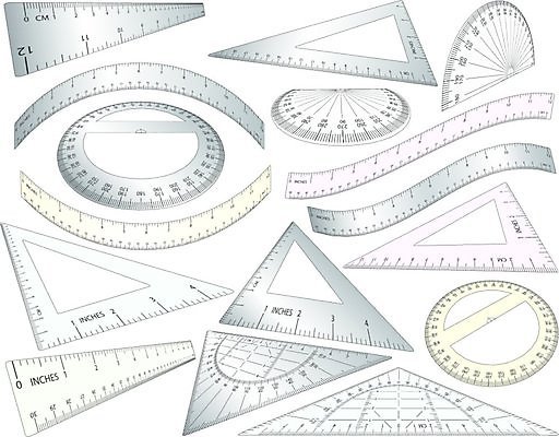 EPS 해외이미지 모양 디자인 일러스트 학교 거리 자 그래픽 세트 금속 장비 과학기술 기구 공구 원형 수학 플라스틱 유연 수집 측정 눈금 각도 길이 엘리먼트 인치 직진 해외202004 해외일러스트 도형 교육 교과목 재질 문구용품 기술 도구 파일형식 벡터 이미지허브