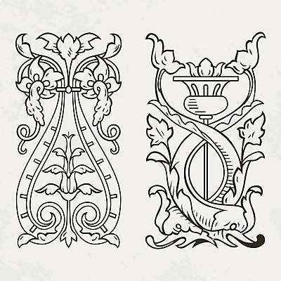 EPS 해외이미지 식물 디자인 꽃 실루엣 잎 꽃무늬 일러스트 조류 추상 장식 세트 수확 사발 우아함 수집 그림 복고 엘리먼트 해외202004 해외일러스트 동물 컨셉 무늬 농업 촬영기법 사기그릇 파일형식 벡터 이미지허브