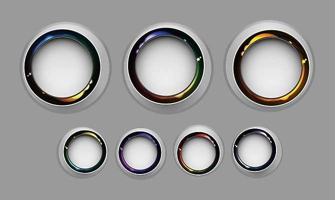 EPS 해외이미지 모양 디자인 인터넷 일러스트 유리 버튼 그림자 초록색 파란색 빛 반사 노란색 금속 디지털 웹 회색 원형 그늘 제비꽃 노려봄 여의주 해외202004 해외일러스트 도형 꽃 컬러 재질 표정 파일형식 벡터 이미지허브