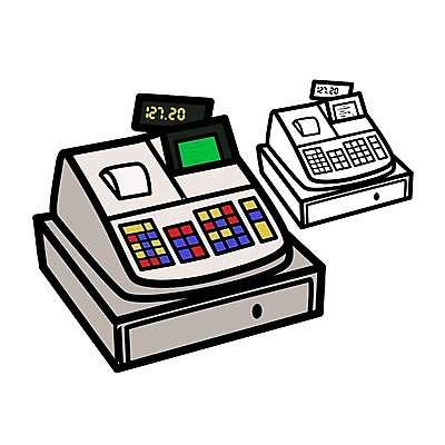 EPS 해외이미지 지폐 돈 일러스트 비즈니스 금융 쇼핑 달러 스크린 기계 장비 키보드 판넬 구매 플라스틱 계산대 가득함 오브젝트 서비스 상업 결제 소매 고립 제어 체크아웃 키패드 포스기 해외202004 해외일러스트 재질 경제 재산 파일형식 벡터 이미지허브