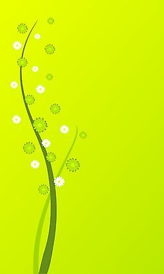 EPS 해외이미지 꽃 줄기 백그라운드 꽃무늬 일러스트 초록색 노란색 봄 흰색 해외202004 해외일러스트 식물 계절 컬러 무늬 파일형식 벡터 이미지허브