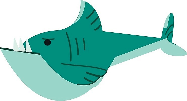 EPS 해외이미지 동물 야생동물 바다 일러스트 자연 생물 종류 어류 물 파란색 바닷속 수중 입 치아 큼 그림 날카로움 육식동물 지느러미 상어 멸종 멸종위기동물 대서양 매머드 몬스터 해외202004 해외일러스트 멸종위기종 자연요소 컬러 신체부위 수중동물 소화기관 크기 생태계 파일형식 벡터 이미지허브