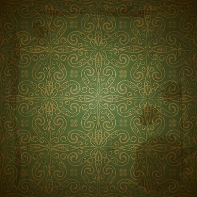 EPS 해외이미지 클립아트 디자인 꽃 종이 백그라운드 꽃무늬 패턴 일러스트 벽지 추상 장식 초록색 갈색 줄무늬 수확 화려 황금 타일 질감 복고 한조각 스크랩북 옛날 디테일 해외202004 해외일러스트 식물 1 컬러 컨셉 무늬 농업 파일형식 벡터 이미지허브