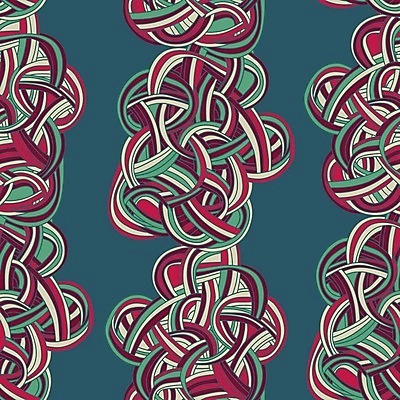 EPS 해외이미지 파도 백그라운드 패턴 일러스트 벽지 추상 미술 장식 흐름 화려 얽힘 낙서 그림 질감 윤곽 펑키 손그림 공상 핸드메이드 해외202004 해외일러스트 바다 컨셉 무늬 문화예술 파일형식 벡터 이미지허브