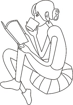 EPS 해외이미지 모델 학생 라이프스타일 여자 교육 선 컨셉 일러스트 휴식 미술 사람 앉기 성인 그래픽 10대 책 독서 고요 시험 흰색 마음 낙서 인쇄 만화 스케치 그림 손그림 페이지 해외202004 해외일러스트 컬러 모션 청소년 문화예술 생활 파일형식 벡터 이미지허브