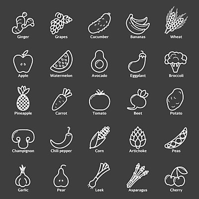 EPS 해외이미지 열매 선 음식 다이어트 토마토 채소 과일 일러스트 가지 양파 오이 콩 감자 바나나 마늘 옥수수 픽토그램 버섯 당근 신선 체리 사과 브로콜리 시리얼 밀 레몬 파인애플 유기농 완두콩 아스파라거스 열정 부추 생강 아보카도 내추럴 비트 아티초크 얇은 채식주의자 총각무 호밀 해외202004 해외일러스트 식물 웰빙 감정 곡류 뿌리채소 건강 무 열대과일 채식 파일형식 벡터 이미지허브