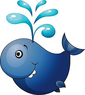 EPS 해외이미지 한마리 동물캐릭터 일러스트 사람없음 파란색 고래 물뿜기 해외202004 해외일러스트 일러캐릭터 동물 캐릭터 1 컬러 포유류 수중동물 파일형식 벡터 이미지허브
