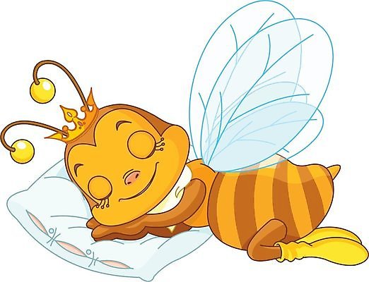 EPS 해외이미지 클립아트 동물 캐릭터 곤충 일러스트 베개 안테나 미술 미소 노란색 잠 만화 벌 클립 꿀 여왕 호박벌 해외202004 해외일러스트 일러캐릭터 컬러 통신 침구 문화예술 표정 파일형식 벡터 이미지허브