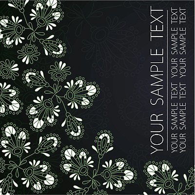 EPS 해외이미지 배너 꽃 선 백그라운드 꽃무늬 일러스트 텍스트 프레임 사람없음 엘리먼트 해외202004 해외일러스트 식물 무늬 파일형식 벡터 이미지허브