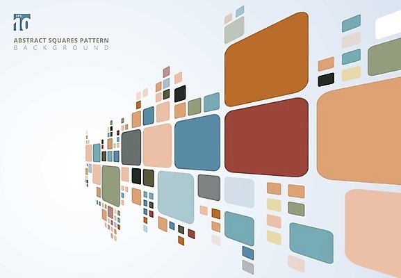 EPS 해외이미지 디자인 백그라운드 패턴 곡선 일러스트 추상 사람없음 그래픽 빛 컬러풀 갈색 노란색 디지털 사각형 모자이크 엘리먼트 해외202004 해외일러스트 도형 선 컬러 무늬 파일형식 벡터 이미지허브