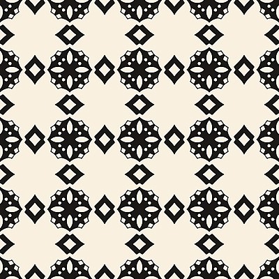 EPS 해외이미지 디자인 백그라운드 패턴 일러스트 벽지 추상 검은색 타일 복고 정사각형 해외202004 해외일러스트 도형 컬러 무늬 파일형식 벡터 이미지허브