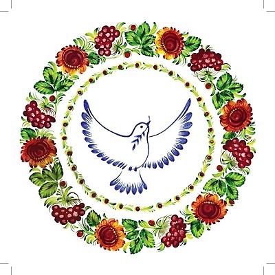 EPS 해외이미지 꽃 백그라운드 잎 일러스트 조류 추상 수채화 미술 사람없음 파란색 태양 화환 원형 비둘기 해외202004 해외일러스트 자연요소 도형 식물 동물 컬러 무늬 문화예술 파일형식 벡터 이미지허브