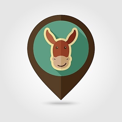 JPG EPS 해외이미지 한마리 일러스트 사람없음 농장 위치 당나귀 해외202004 해외일러스트 1 농업 말_동물 파일형식 벡터 이미지허브
