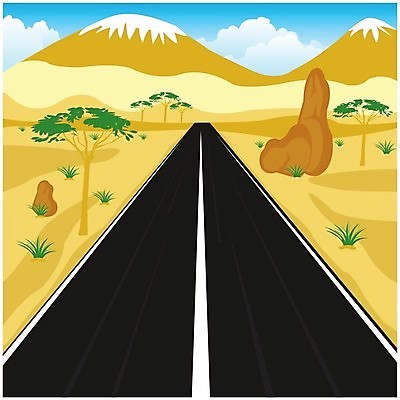 EPS 해외이미지 나무 식물 도로 모래 여행 일러스트 자동차 자연 산 풍경 사막 바위 악단 고속도로 방향 그림 지역 방법 해외202004 해외일러스트 길 음악 육상교통 교통시설 돌_바위 생태계 파일형식 벡터 이미지허브