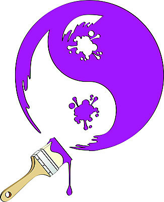 EPS 해외이미지 디자인 선 백그라운드 일러스트 추상 창조 미술 보라색 페인트 흰색 공구 붓 떨어짐 심볼 심플 화가 고립 해외202004 해외일러스트 직업 컬러 컨셉 무늬 문화예술 도구 파일형식 벡터 이미지허브