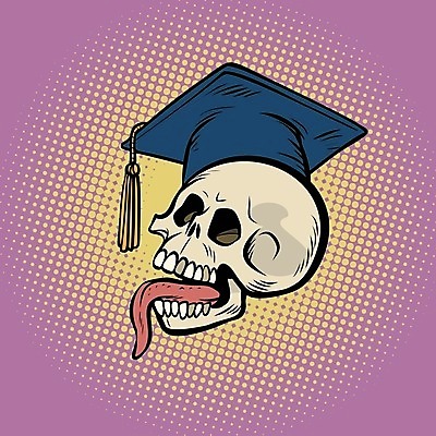 EPS 해외이미지 학생 디자인 교육 백그라운드 일러스트 졸업 학교 추상 뼈 골격 미술 그래픽 스터디 머리 검은색 어둠 할로윈 슬픔 흰색 축하 죽음 치아 졸업장 만화 두루마리 문신 심볼 사인 대학교 고딕 고립 캡모자 해골모형 호러 해외202004 해외일러스트 모자_잡화 감정 컬러 컨셉 무늬 문화예술 신체부위 학습 모형 소화기관 공포 파일형식 벡터 이미지허브