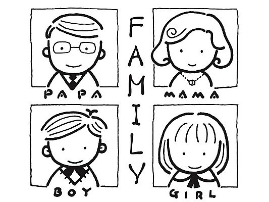 EPS 해외이미지 행복 어린이 일러스트 가족 관계 엄마 사랑 미술 소년 검은색 흰색 아빠 만화 사인 고립 해외202004 해외일러스트 남자 감정 컬러 문화예술 사람 파일형식 벡터 이미지허브