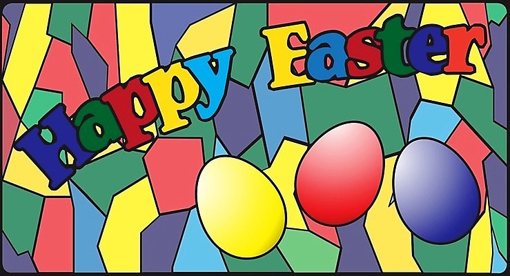 EPS 해외이미지 디자인 일러스트 창문 유리 휴가 부활절 기념 프레임 교회 깃발 얼룩 심볼 옛날 판유리 해외202004 해외일러스트 기념일 재질 파일형식 벡터 이미지허브