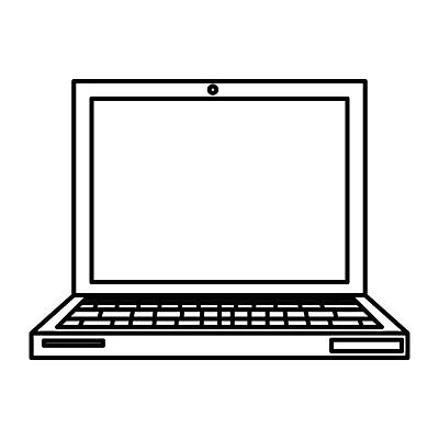 EPS 해외이미지 선 과학 인터넷 일러스트 노트북 기계 이메일 만화 심플 공학 타입 얇은 해외202004 해외일러스트 교육 전자제품 파일형식 벡터 이미지허브