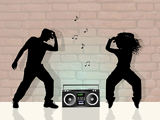 JPG 해외이미지 전신 여자 남자 실루엣 일러스트 힙합 성인 두명 댄서 비보이 카세트라디오 성인만 해외202004 해외포토 포토 직업 음악 촬영기법 사람 춤 라디오 파일형식 이미지허브