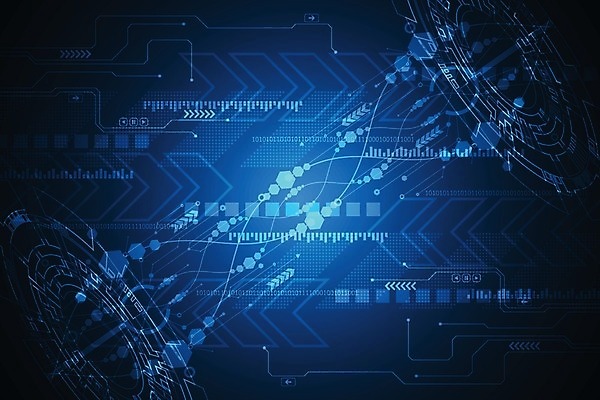 EPS 해외이미지 디자인 컨셉 일러스트 추상 미래 사람없음 그래픽 파란색 디지털 해외202004 해외일러스트 컬러 무늬 파일형식 벡터 이미지허브