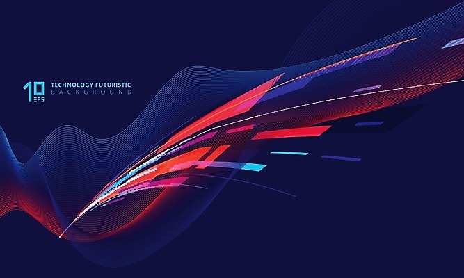 EPS 해외이미지 디자인 백그라운드 패턴 곡선 일러스트 추상 사람없음 그래픽 빨간색 컬러풀 디지털 엘리먼트 해외202004 해외일러스트 선 컬러 무늬 파일형식 벡터 이미지허브