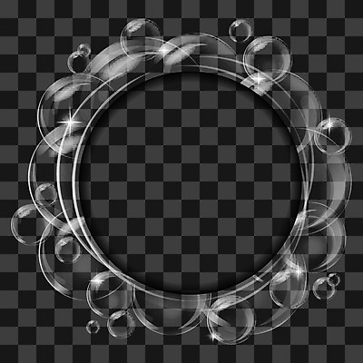 EPS 해외이미지 일러스트 사람없음 거품 물방울 원형 투명 해외일러스트 도형 파일형식 벡터 이미지허브