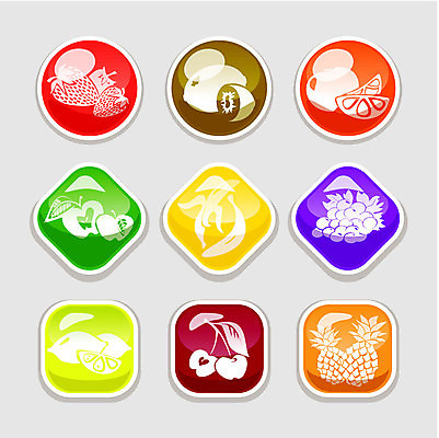 EPS 해외이미지 모양 디자인 선 음식 스티커 인터넷 오렌지 과일 일러스트 딸기 포도 추상 바나나 그림자 그래픽 빨간색 초록색 빛 세트 노란색 웹 신선 체리 사과 수집 레몬 심볼 파인애플 사인 심플 클릭 내추럴 고립 엘리먼트 해외202004 해외일러스트 컬러 무늬 열대과일 파일형식 벡터 이미지허브