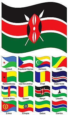 EPS 해외이미지 템플릿 디자인 배너 별 파도 백그라운드 일러스트 바람 줄무늬 깃발 심볼 사인 그림 케냐 애국심 고립 공화국 에티오피아 콩고 해외202004 해외일러스트 자연요소 나라 바다 무늬 아프리카 날씨 파일형식 벡터 이미지허브