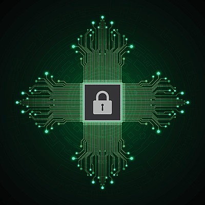 EPS 해외이미지 디자인 일러스트 추상 자물쇠 사람없음 그래픽 초록색 디지털 회로판 해외202004 해외일러스트 컬러 무늬 파일형식 벡터 이미지허브