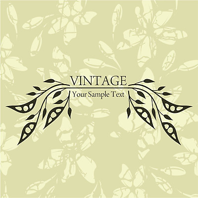 EPS 해외이미지 백그라운드 잎 일러스트 타이포그라피 사람없음 연두색 빈티지 잎줄기 해외202004 해외일러스트 식물 문자 줄기 컨셉 초록색 파일형식 벡터 이미지허브