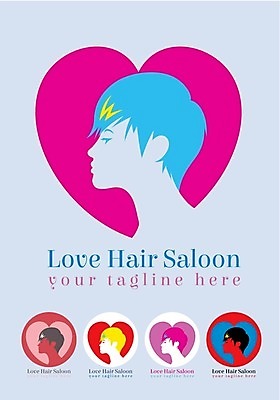 EPS 해외이미지 디자인 얼굴 일러스트 비즈니스 사랑 사람 머리 상점 도시 신용카드 미용실 심볼 미녀 복고 고립 스타일 해외202004 해외일러스트 감정 신체부위 금융 뷰티샵 미인 파일형식 벡터 이미지허브