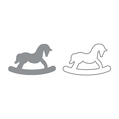 EPS 해외이미지 동물 행복 어린이 일러스트 놀이 취미 반려동물 장난감 기쁨 회색 게임 아기 플랫 조랑말 망아지 해외202004 해외일러스트 감정 새끼 컬러 사람 말 파일형식 벡터 이미지허브