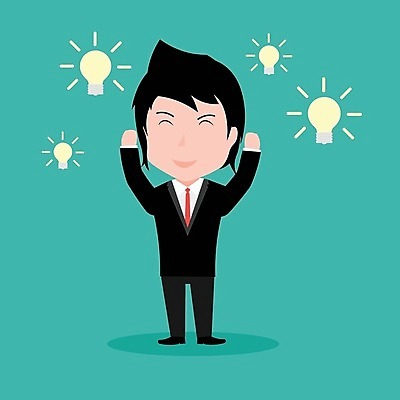 EPS 해외이미지 직업 캐릭터 행복 컨셉 생각 일러스트 비즈니스 전구 상상 넥타이 아이디어 창조 사람 정장 빛 마음 비즈니스맨 만화 스마트 긍정 혁명 발명 지능 획기적 브레인스토밍 해외202004 해외일러스트 일러캐릭터 잡화 옷 남자 감정 직장인 파일형식 벡터 이미지허브