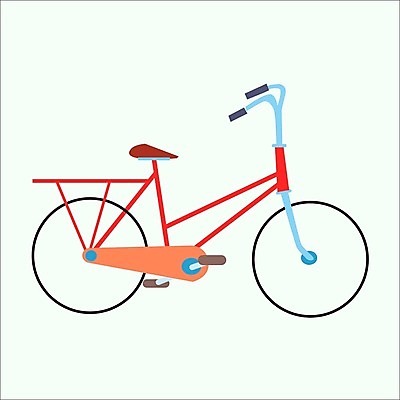 EPS 해외이미지 여자 도로 스포츠 여행 일러스트 건강 빛 환경 자전거 도시 심볼 사인 해외202004 해외일러스트 길 교통시설 사람 바이크 파일형식 벡터 이미지허브