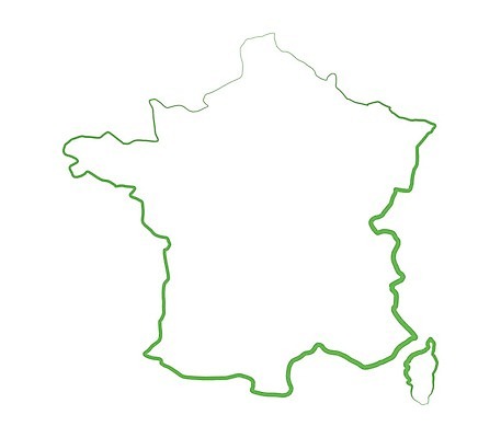 EPS 해외이미지 선 여행 백그라운드 지도 일러스트 검은색 프랑스 윤곽 고립 지리 해외202004 해외일러스트 유럽 컬러 파일형식 벡터 이미지허브