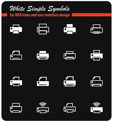 EPS 해외이미지 모양 종이 인터넷 일러스트 그래픽 검은색 인쇄 심볼 사인 문서 페이지 팩스 고립 해외202004 해외일러스트 컬러 사무용품 파일형식 벡터 이미지허브