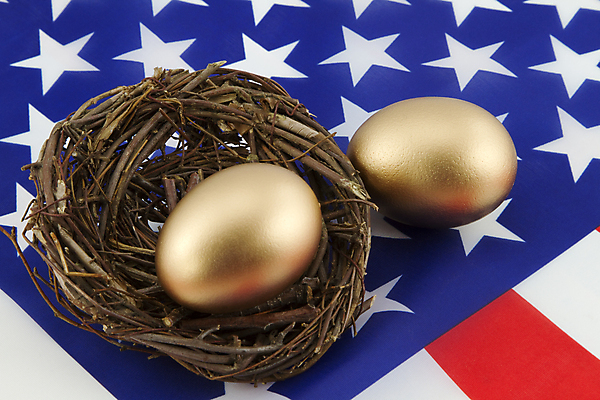 포토 JPG 해외이미지 비즈니스 사람없음 빨간색 금융 경제 파란색 계란 미국 저축 성장 흰색 나뭇가지 깃발 황금 둥지 연결 은퇴 보안 투자 개발 연금 정부 해외202004 해외포토 나무 컬러 북아메리카 안전 알 파일형식 이미지허브