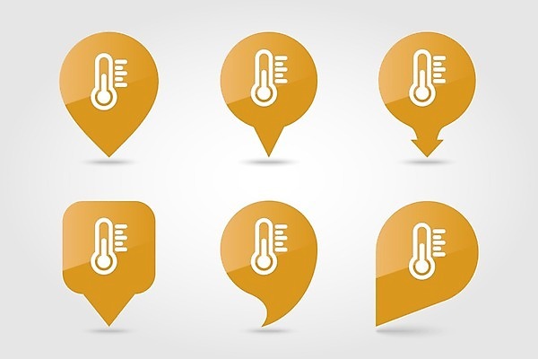 EPS 해외이미지 계절 지도 겨울 일러스트 표시 날씨 따뜻함 건강 약 기구 뜨거움 온도계 심볼 측정 사인 윤곽 온도 네비게이션 섭씨 충고 해외202004 해외일러스트 의학 파일형식 벡터 이미지허브