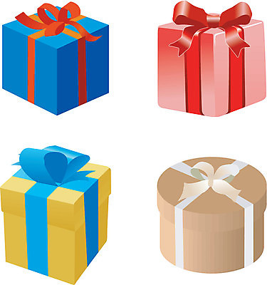 EPS 해외이미지 리본 일러스트 포장 선물 선물상자 세트 상자 수집 해외202004 해외일러스트 파일형식 벡터 이미지허브