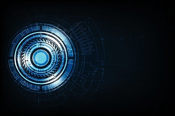 EPS 해외이미지 디자인 일러스트 추상 사람없음 그래픽 파란색 디지털 원형 해외202004 해외일러스트 도형 컬러 무늬 파일형식 벡터 이미지허브